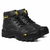 Bota Caterpillar em Couro Cano Medio com biqueira PVC Preta - jjImportados35