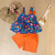 CONJUNTO INFANTIL MENINA BATINHA E SHORTS TACTEL LAÇO ATH