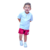 CONJUNTO INFANTIL CAMISETA TIPO BATA SHORTS COM BAINHA DOBRADA TACTEL - Arthurito Kids