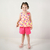 CONJUNTO INFANTIL MENINA BATINHA E SHORTS TACTEL LAÇO ATH