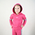 CONJUNTO INFANTIL MENINA MOLETON FLANELADO BICOLOR COM CAPUZ - comprar online