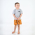 CONJUNTO INFANTIL MENINO CAMISETA E SHORTS DE TACTEL ESTAMPADO - loja online