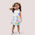 VESTIDO INFANTIL MENINA CURTO GOLA ALTA TACTEL ISA ATH - comprar online