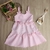 VESTIDO INFANTIL MIDI DE ALCINHA TACTEL LUIZA ATH - loja online