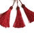 Pingente de Seda Tassel com Lurex 50 unidades Tamanhos 15cm - ATACADO Colore Pedrarias