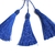 Pingente de Seda Tassel com Lurex 50 unidades Tamanhos 15cm - loja online