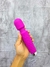 VIBRADOR SILICONADO 20 VIBRAÇÕES ROXO