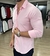 Camisa Relax Slim Manga Longa - Rosa Bebê - comprar online