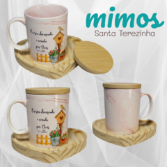 Caneca Mármore - Mimos Santa Terezinha