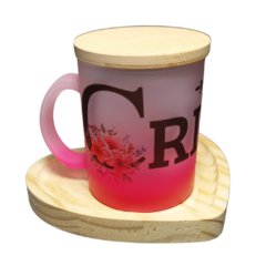 Caneca de Vidro Jateada - comprar online