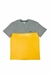 Playera Lacoste block gris para hombre