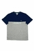 Playera Lacoste block azul marino para hombre