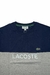 Playera Lacoste block azul marino para hombre en internet