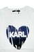 Playera Karl Lagerfeld Ikonik Corazón para mujer - comprar en línea