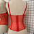 corset vermelho na internet