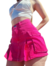 Short pollera fucsia - comprar online