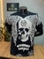 Camiseta Philipp Plein Caveira/ Asa com Brilho Linha Premium