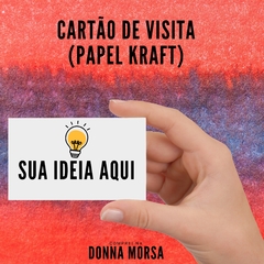 CARTÕES DE VISITA RECICLATO (KRAFT)