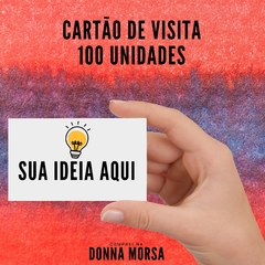 Cartão de Visita - 100 Unidades