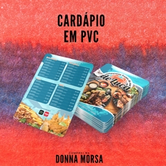 CARDÁPIOS EM PVC 2MM