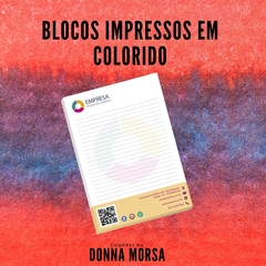 BLOCOS IMPRESSOS A CORES