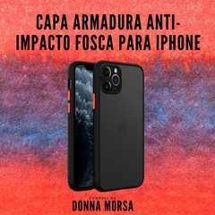 Capa Armadura Anti-Impacto Fosca Para iPhone