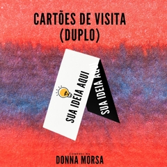 CARTÕES DE VISITA DUPLOS