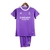 Kit Infantil Real Madrid Retrô 19/12 - Adidas - Roxo com detalhes em branco