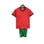 Kit Infantil Seleção de Portugal I 24/25 - Nike - Vermelho com detalhes em preto e verde