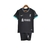 Kit Infantil Liverpool II 24/25 - Nike - Preto com detalhes em cinza e verde