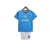 Kit Infantil Napoli I 23/24 - EA7 - Azul com detalhes em vermelho e verde