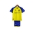 Kit Infantil Al-Nassr I 22/23 - Amarelo com detalhes em azul