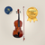 VIOLINO HARMONICS AJUSTADO POR LUTHIER PROFISSIONA 4/4 - comprar online