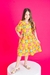 Vestido infantil flozinha amarelo na internet