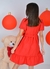 Vestido Infantil princesa Vitória Vermelho - comprar online