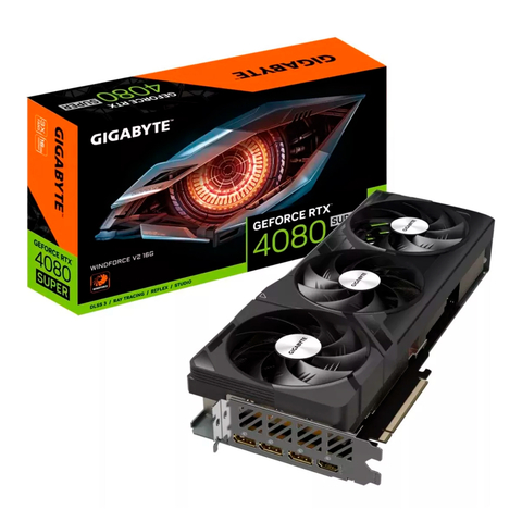 GIGABYTE GEFORCE RTX 4080 SUPER WINDFORCE V2 16G GRAPHIC CARD NVIDIA GEFORCE RTX 4080 16GB - GV-408SWFV