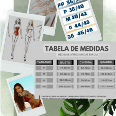 Biquíni top meia-taça/Calcinha asa delta fio dental - Equilíbrio Moda Praia