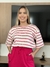 Conjunto Saia Midi e Cropped Viscolycra Listrado na internet