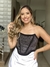 Corset Strass Preto