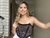 Corset Strass Preto - It Closet - Roupas Femininas Elegantes e de Qualidade