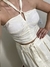 Conjunto Saia e Cropped Off White - comprar online