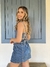 Imagem do Saia Jeans Curta com Strass