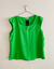 Blusa Plus Verde em Crepe