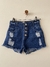 Short Jeans Com Botões - comprar online