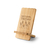 LANGE. Carregador wireless e suporte em bambu para smartphone 10 W-97132 - loja online