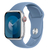 Apple Watch SE 2 Caixa Prata 44mm- Pulseira Esportiva Azul