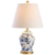 Lampara Mesa Cerámica Elegante Lujo Led Flores Buro Ginger Chinoiserie - comprar en línea