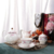 Set Te Cafe Britanico Rosa Floral Porcelana 6 Personas Vajilla