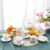 Set Te Cafe Britanico Rosa Floral Porcelana 6 Personas Vajilla - comprar en línea