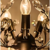 Imagen de Lampara Techo Candelabro Cristal Elegante Lujo Grande Led Arbol vintage Negro